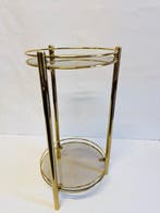 Bijzettafel - Messing, Glas, Antiek en Kunst