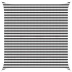 vidaXL Zonneschaduwzeil Antraciet en Wit 5 x 5 m HDPE, Verzenden, Nieuw