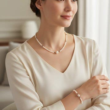 Sans prix de réserve - Ensemble de bijoux 2 pièces - 18, Bijoux, Sacs & Beauté, Bijoux anciens
