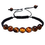 Fako Bijoux - Buddha Armband - Tijgeroog - Classic, Handtassen en Accessoires, Armbanden, Verzenden, Nieuw