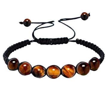 Fako Bijoux - Buddha Armband - Tijgeroog - Classic, Handtassen en Accessoires, Armbanden, Verzenden, Nieuw