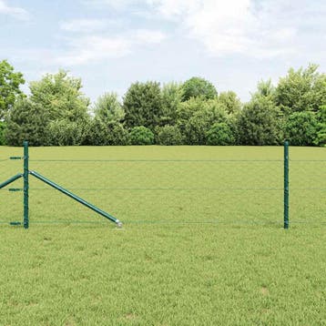 vidaXL zeshoekig gaasgek met palen 25 x 0,5 m PVC-Coated, Verzenden