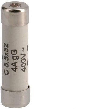 Fusible Cylindrique Hager 4A 8.5x32mm Type C 400V - L8532C04, Verzenden