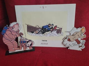 Tintin - 3 Promotional Material - Hergé/ Moulinsart, Boeken, Nieuw