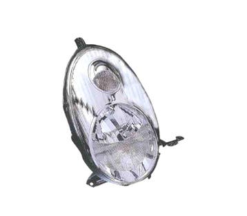 PHARE GAUCHE POUR NISSAN MICRA K12 03-07 FOND CHROMÉ, Verzenden
