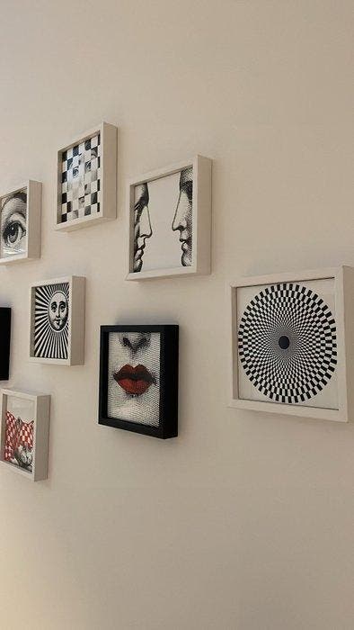 Tegel (9) - ceramiche bardelli - Piero Fornasetti -, Antiek en Kunst, Curiosa en Brocante