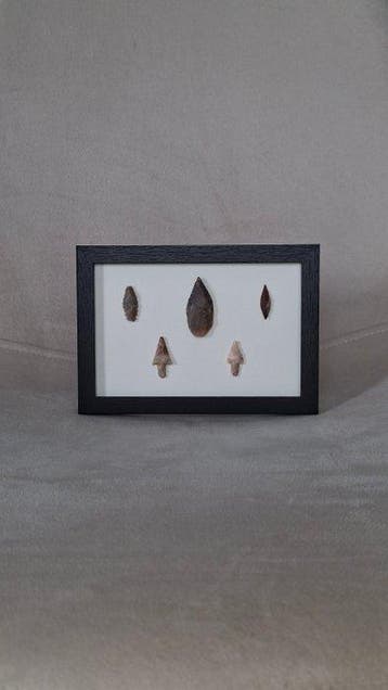 prehistorie vuursteen Pijlpunt - 120 mm (Zonder, Verzamelen, Mineralen en Fossielen