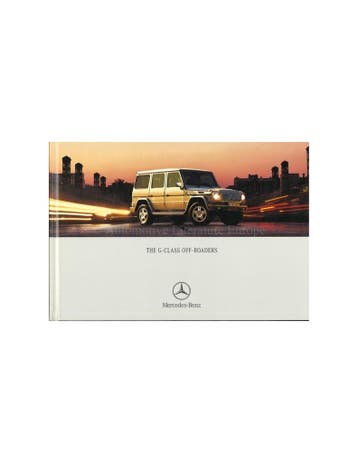 2001 MERCEDES BENZ G KLASSE HARDCOVER BROCHURE ENGELS, Ophalen of Verzenden, Nieuw