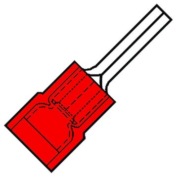 Terminal À Broche Isolée P9 Nylon 0.5-1.5mm2 - 156653 [100, Verzenden, Nieuw