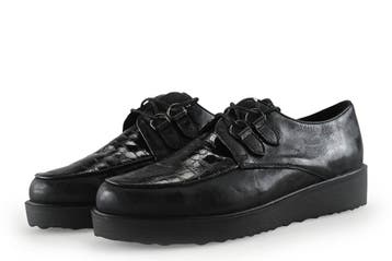 Hee Veterschoenen in maat 39 Zwart, Kleding | Dames, Verzenden, Zwart, Overige typen, Zo goed als nieuw