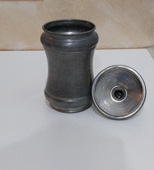 Ars Labor Metalartis - Tabaksdoos - peltro, Collections, Articles de fumeurs, Briquets & Boîtes d'allumettes