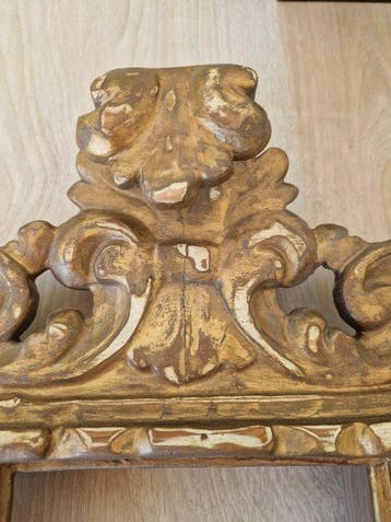 Lijst - Schilderijlijst prachtige uitgesneden houten lijst, Antiek en Kunst