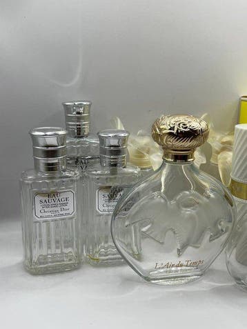 Parfumfles (10) - Glas - Dior Van Cleef Nina Ricci