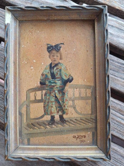 Ch. Delob (XX) - Japonisme, Antiquités & Art, Art | Peinture | Classique