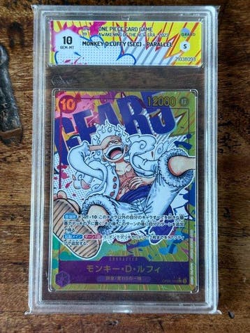 Bandai - 1 Graded card - One Piece - Monkey D. Luffy, Nieuw