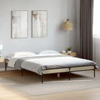 vidaXL Bedframe bewerkt hout metaal sonoma eikenkleurig, Verzenden