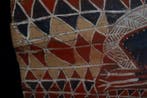Fijne Australische Aboriginal - Schorsschilderkunst -, Antiquités & Art