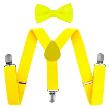 Fako Fashion - Kinder Bretels Met Vlinderstrik - 65cm -, Kinderen en Baby's, Kinderkleding | Overige, Verzenden, Nieuw