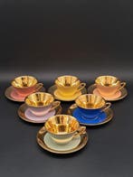 Villeroy & Boch - Drinkservies (6) - Porselein, Verguld
