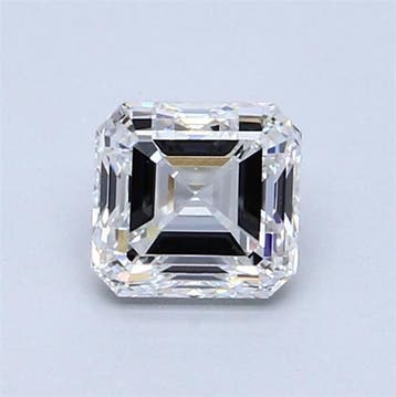 1 pcs Diamant (Natuurlijk) - 1.01 ct - Carré - D (kleurloos), Nieuw