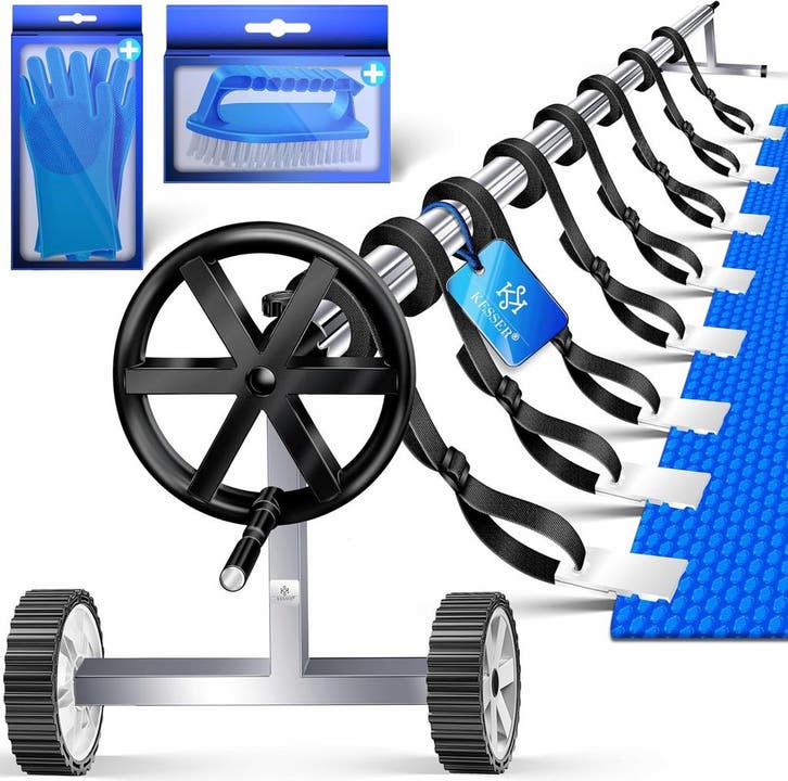 Oprolsysteem zwembad -  Zwembadroller - Afdekzeil zwembad -, Tuin en Terras, Zwembad-toebehoren, Nieuw, Verzenden