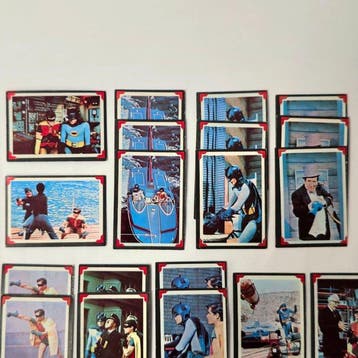 Batman Riddler Back A&BC / Topps - 24 Onvolledige set, Nieuw