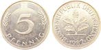 Duitsland Probe 5 Pfennig 1982 J, Neu-zilver unmagnetisch..., Verzenden