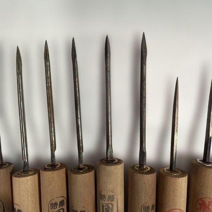 Set of Japanese Awls (Kiri)  — Traditional Woodworking, Antiek en Kunst, Antiek | Speelgoed