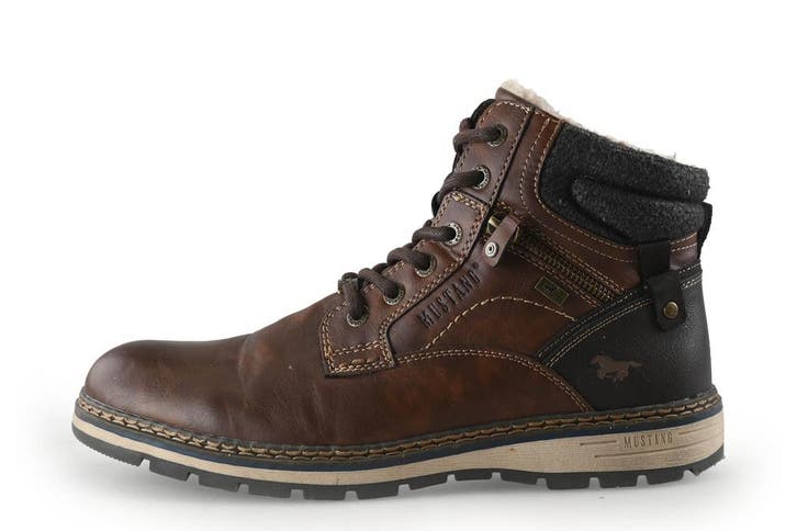 Mustang Snowboots in maat 43 Cognac, Kleding | Heren, Schoenen, Overige kleuren, Zo goed als nieuw, Overige typen, Verzenden