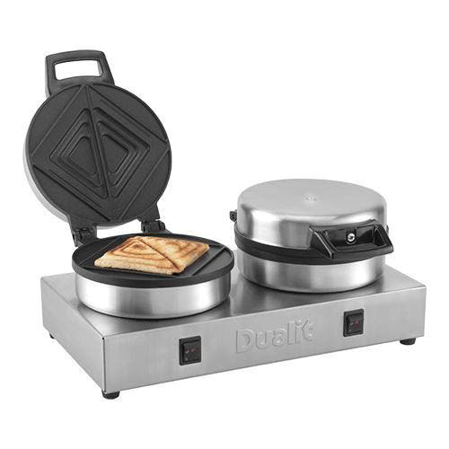 Tosti-IJzer | Gehalveerde Sneden | 1.6kW | 400x220x160(h)mm, Zakelijke goederen, Horeca | Keukenapparatuur, Nieuw in verpakking