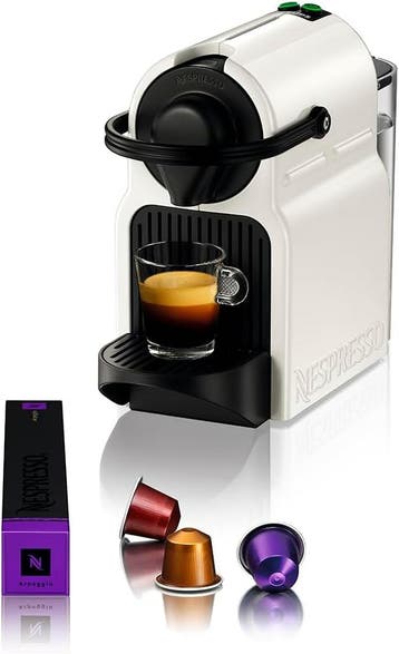 Nespresso Inissia XN1001 Wit met 47% korting! Compact des..., Elektronische apparatuur, Verzenden, Zo goed als nieuw, Espresso apparaat