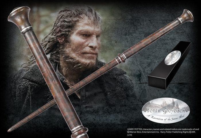 Harry Potter Toverstaf Fenrir Greyback, Verzamelen, Harry Potter, Nieuw, Ophalen of Verzenden