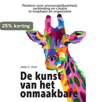 De kunst van het onmaakbare 9789492528889 Jelte C. Krist, Verzenden, Zo goed als nieuw, Jelte C. Krist