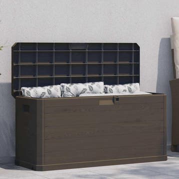 vidaXL Tuinbox 280 L bruin, Verzenden