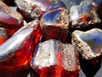 Birmaans Blauw Amber - Hoge Kwaliteit! 380 ct- 76 g