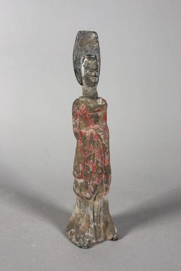 Oud Chinees, Tang-dynastie Terracotta Mingqi - 24 cm