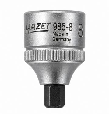 HAZET 985-8 Inbus Bitdop 8 mm 1/2 – Extra Kort, Bricolage & Construction, Verzenden