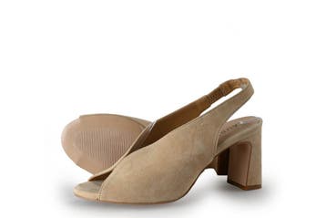Laurent David Slingbacks in maat 37 Beige, Vêtements | Femmes, Verzenden