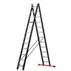Altrex 2-delige reformladder Mounter 2×12 sporten, Nieuw, Ophalen of Verzenden, Ladder, Opvouwbaar of Inschuifbaar