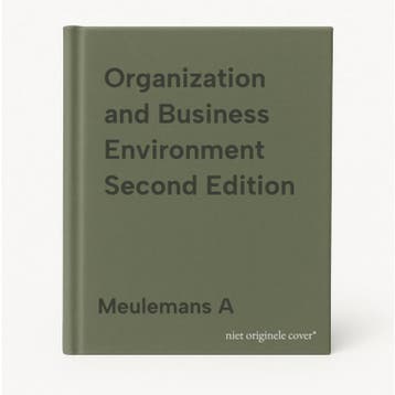Organization and Business Environment Second Edition, Verzenden, Gelezen, Meulemans A
