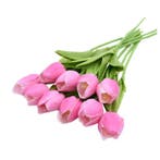 Kunst Boeket - Tulpen Zijden Bloemen Tulp Luxe Boeketten, Huis en Inrichting, Woonaccessoires | Kunstplanten en Kunstbloemen, Verzenden
