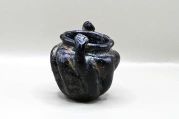 Oud-Romeins Glas Miniatuurpotje. Ex Bonhams