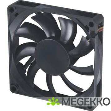 Akasa 80 x 80 x 15mm Slim Black fan, Computers en Software, Verzenden, Nieuw