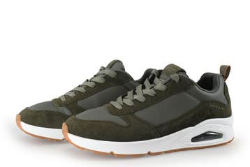Skechers Sneakers in maat 43 Groen, Kleding | Heren, Schoenen, Overige kleuren, Verzenden, Zo goed als nieuw, Skechers