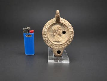 Oud-Romeins, Keizerrijk Terracotta terracotta-olielamp - 9.5