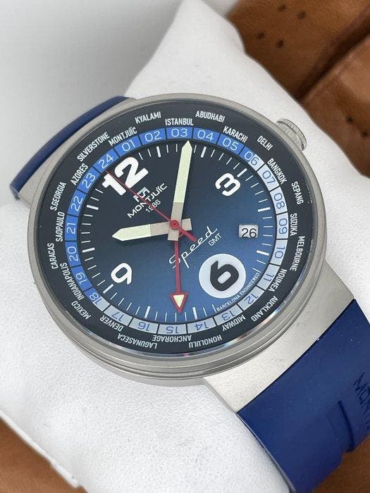 Montjuic - Speed Sport GMT - MJ3.0404.S - Homme - 2020 et, Handtassen en Accessoires, Horloges | Heren