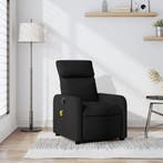 vidaXL Massagestoel met Zwarte Stof, Maison & Meubles, Fauteuils, Verzenden