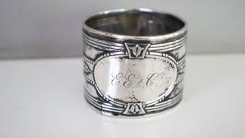 Servetring (3) - Zilver, Antiek en Kunst