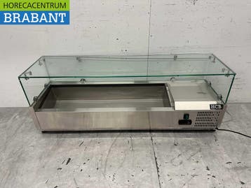 HCB inox Vitrine de comptoir Vitrine de comptoir saladière 5, Verzenden
