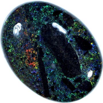 Andamooka Rainbow Black Opal-steen, Australische, Verzamelen